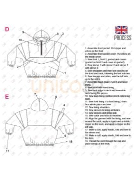 MOLDE POLERON CORTAVIENTO HOMBRE 2306
