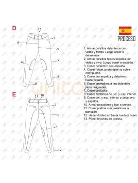 MOLDE DEPORTE EQUITACION MUJER 2313