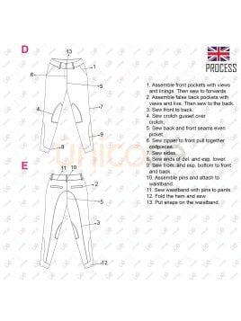MOLDE DEPORTE EQUITACION MUJER 2313