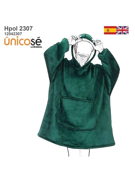 MOLDE POLERON OVERSIZE HOMBRE 2307