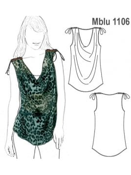 BLUSA AMARRA HOMBROS MUJER, APLICACION H