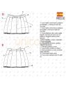 MOLDE FALDA MINI MUJER 2306