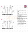 MOLDE FALDA MINI MUJER 2306