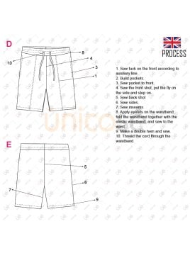 MOLDE SHORT BASICO HOMBRE 2303