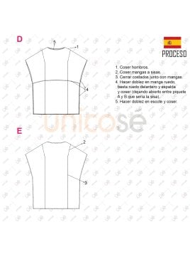 MOLDE VESTIDO TUNICA MUJER 2314