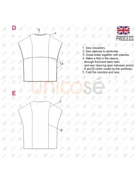 MOLDE VESTIDO TUNICA MUJER 2314