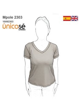 MOLDE POLERA BASICA MUJER 2303