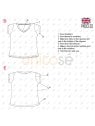 MOLDE POLERA BASICA MUJER 2303