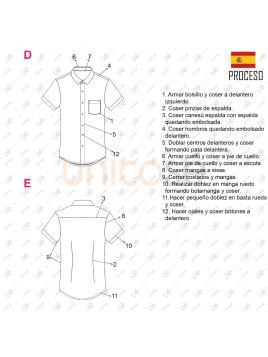 MOLDE CAMISA ENTALLADA HOMBRE 2303