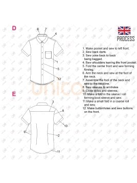 MOLDE CAMISA ENTALLADA HOMBRE 2303