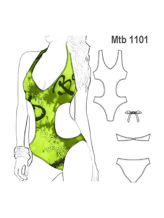 TRAJE DE BAÑO TRIKINI MUJER 1101