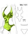 TRAJE DE BAÑO TRIKINI MUJER 1101