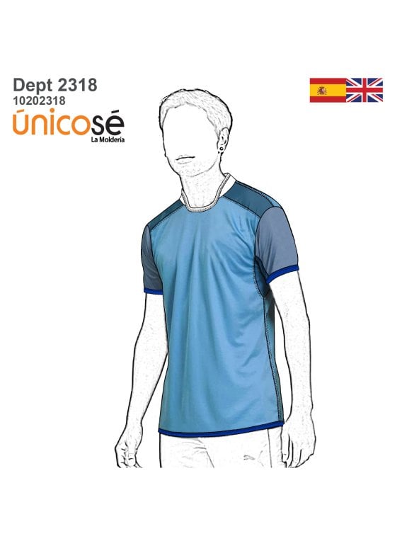 MOLDE DEPORTE CAMISETA RUGBY 2318