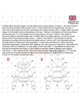 MOLDE PARKA PUFF MUJER 2302