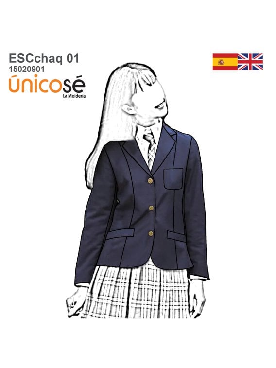 CHAQUETA VESTON ESCOLAR 0901