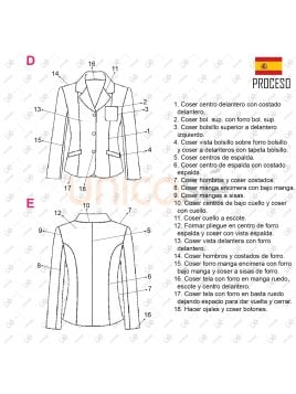 CHAQUETA VESTON ESCOLAR 0901