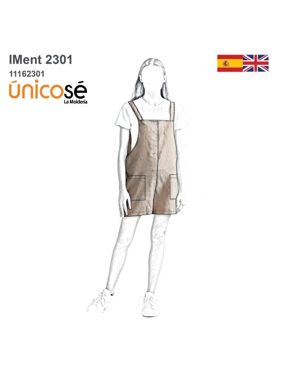 MOLDE ENTERITO CORTO NIÑA 2301