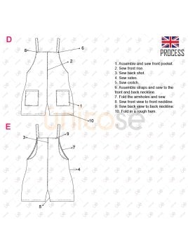 MOLDE ENTERITO CORTO NIÑA 2301