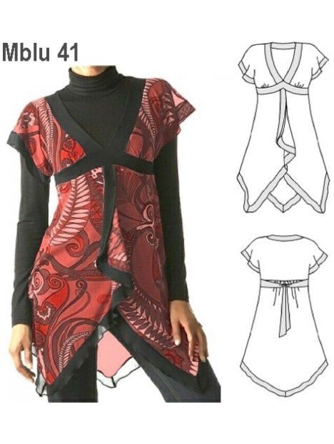 BLUSON MANGA CORTA MUJER