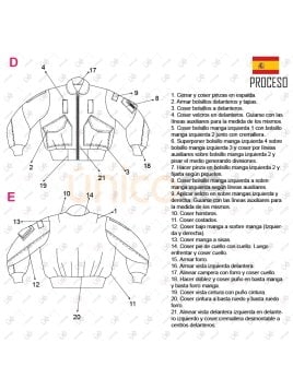 MOLDE CHAQUETA AVIACION RT 2340