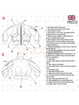 MOLDE CHAQUETA AVIACION RT 2340
