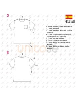 MOLDE POLERA BASICA HOMBRE 2304