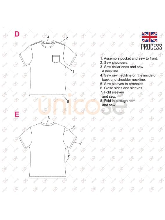 MOLDE POLERA BASICA HOMBRE 2304