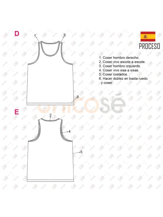 MOLDE POLERA MUSCULOSA HOMBRE 2305