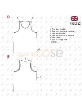 MOLDE POLERA MUSCULOSA HOMBRE 2305