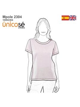 MOLDE POLERA BASICA MUJER 2304