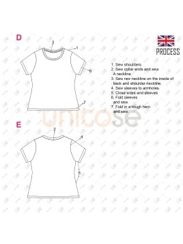 MOLDE POLERA BASICA MUJER 2304