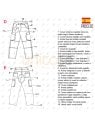 MOLDE PANTALON CARGO HOMBRE 2305