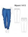 PANTALON MUJER CORTE MASCULINO
