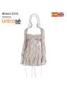 MOLDE VESTIDO CORTO MUJER 2315