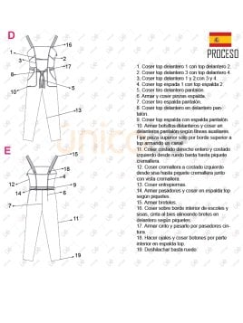 MOLDE ENTERITO ENTALLADO MUJER 2303