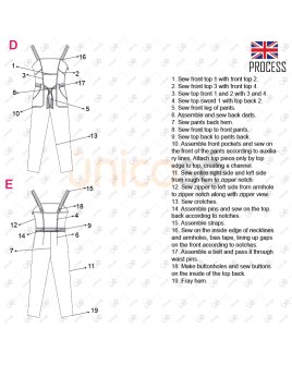 MOLDE ENTERITO ENTALLADO MUJER 2303