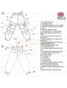 MOLDE PANTALON CARGO MUJER 2312
