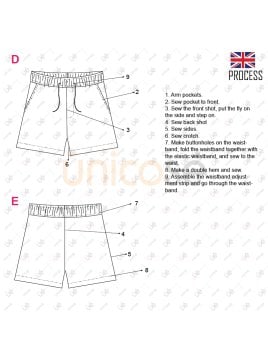 MOLDE SHORT BASICO HOMBRE 2302