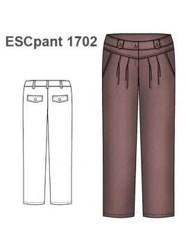 PANTALON PINZADO ESCOLAR 1702