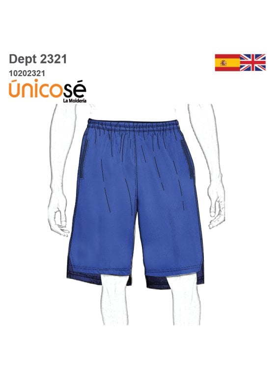 MOLDE DEPORTE SHORT BASICO 2321