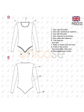 ENTERITO BODY NIÑA 1701