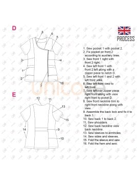 MOLDE TRABAJO BLUSA PARVULARIA 2342