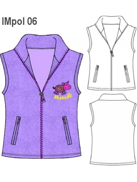 POLERON CHALECO NIÑA 0906