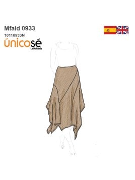 FALDA CORTES MUJER 0933