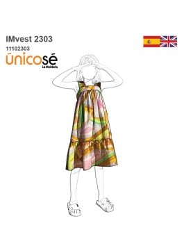 MOLDES VESTIDO SOLERA NIÑA 2303