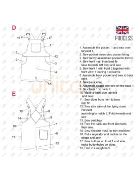 MOLDE JARDINERA SHORT NIÑO 2301