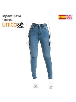 MOLDE PANTALON JEAN SKINNY MUJER 2314