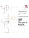 MOLDE PANTALON JEAN SKINNY MUJER 2314