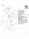 MOLDE TRAJE DE BAÑO 2 PIEZAS MUJER 2303