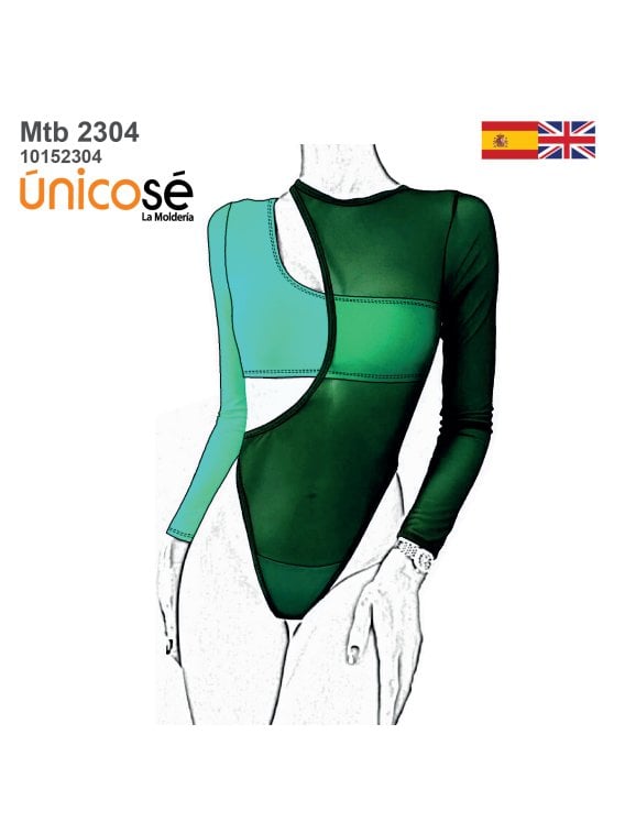 MOLDE TRAJE DE BAÑO 2 PIEZAS MUJER 2304